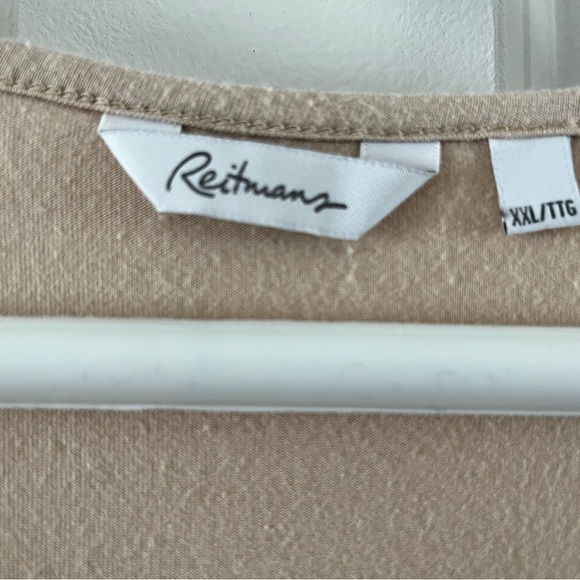 Reitmans Beige and gold knit Top | Size XXL - Picture 3 of 4